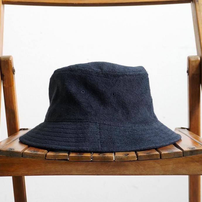 AS Colour / Terry Bucket Hat - Navy テリー バケットハット ネイビー パイル素材 | AS Colour | 02