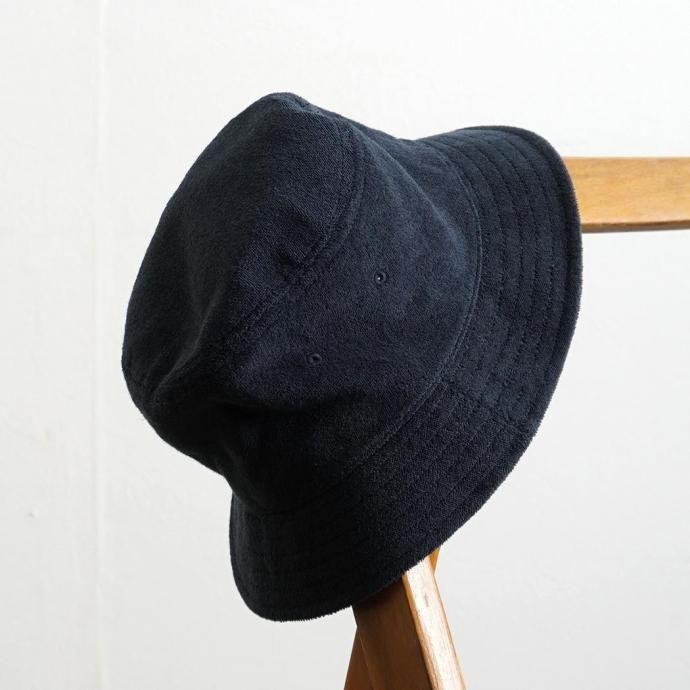 AS Colour / Terry Bucket Hat - Navy テリー バケットハット ネイビー パイル素材 | AS Colour | 03