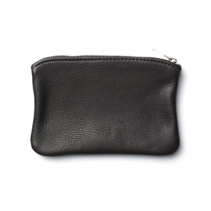 MOONSHINE LEATHER COMPANY / 6-inch Zippered Pouch - Chocolate ムーンシャインレザーカンパニー ジッパー付きポーチ 6インチ ブラウン アメリカ製 USA |  | 01