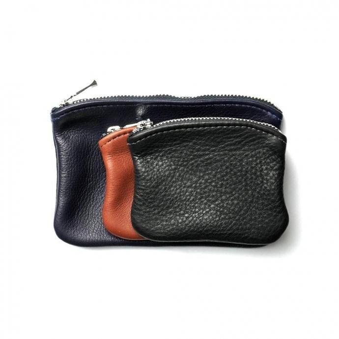 MOONSHINE LEATHER COMPANY / 6-inch Zippered Pouch - Chocolate ムーンシャインレザーカンパニー ジッパー付きポーチ 6インチ ブラウン アメリカ製 USA |  | 05