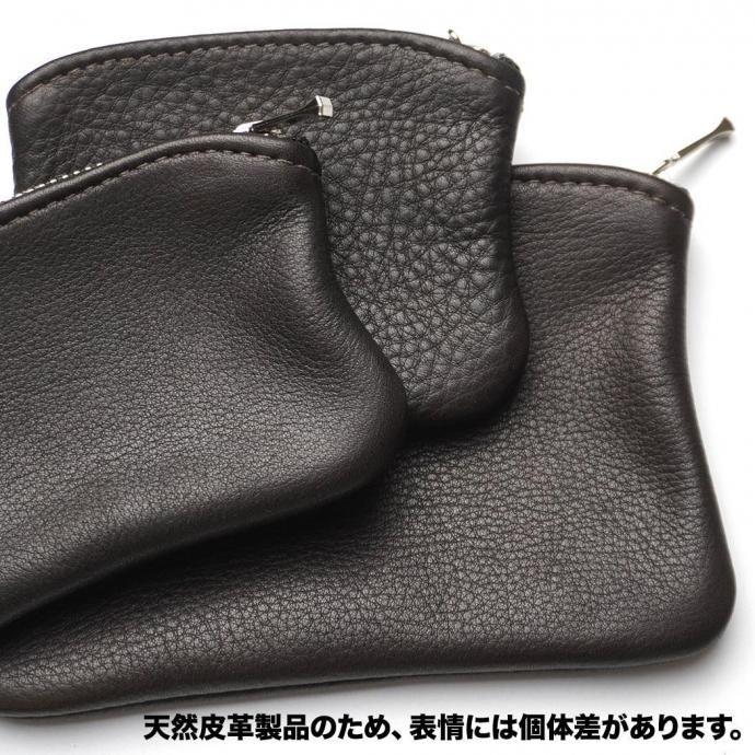 MOONSHINE LEATHER COMPANY / 5-inch Zippered Pouch - Cognac ムーンシャインレザーカンパニー ジッパー付きポーチ 5インチ コニャック アメリカ製 Made in USA |  | 08