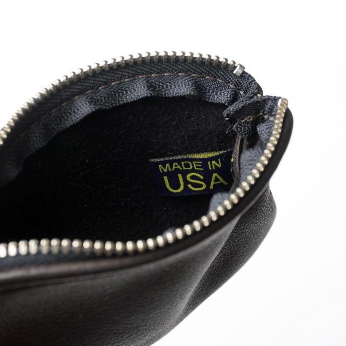MOONSHINE LEATHER COMPANY / 5-inch Zippered Pouch - Navy ムーンシャインレザーカンパニー ジッパー付きポーチ 5インチ ネイビー アメリカ製 Made in USA |  | 06