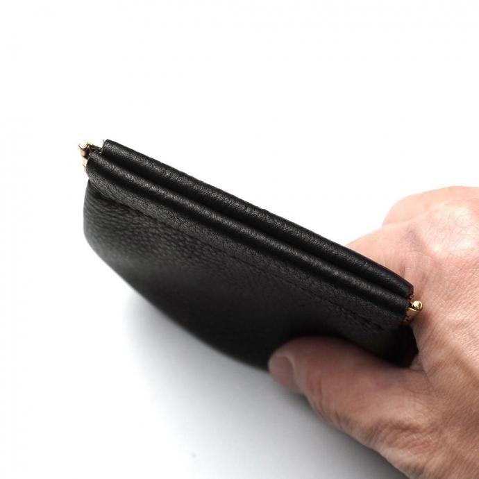 MOONSHINE LEATHER COMPANY / Pop Coin Pouch Large - Chocolate ムーンシャインレザーカンパニー ポップコインポーチ ブラウン アメリカ製 Made in USA |  | 05