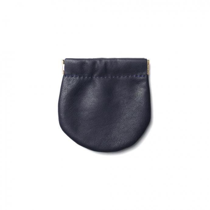 MOONSHINE LEATHER COMPANY / Pop Coin Pouch Large - Navy ムーンシャインレザーカンパニー ポップコインポーチ ネイビー アメリカ製 Made in USA | 