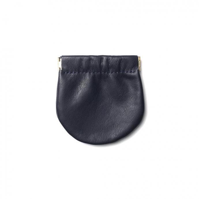 MOONSHINE LEATHER COMPANY / Pop Coin Pouch Large - Navy ムーンシャインレザーカンパニー ポップコインポーチ ネイビー アメリカ製 Made in USA |  | 01