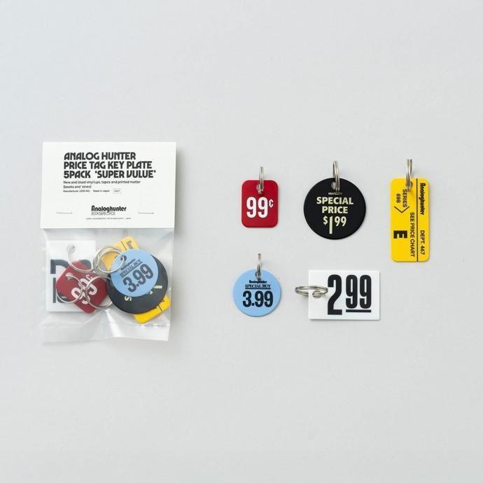 CANDY DESIGN & WORKS / Analog Hunter Price Tag Key Plate CK-27  キープレート 5個セット | CANDY DESIGN&WORKS | 01