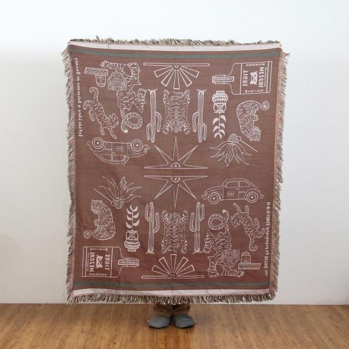 OAX Throwket / Tiger and more - Cream オアハカスローケット タイガーアンドモア クリーム | DETAIL | 07