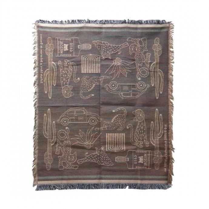 OAX Throwket / Cat and more - Gray オアハカスローケット キャットアンドモア グレー | DETAIL | 01