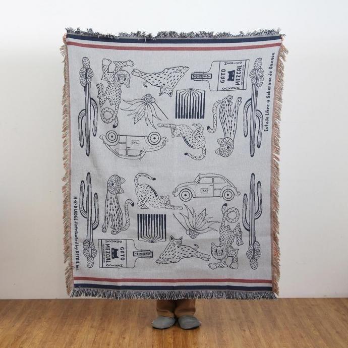 OAX Throwket / Cat and more - Gray オアハカスローケット キャットアンドモア グレー | DETAIL | 05