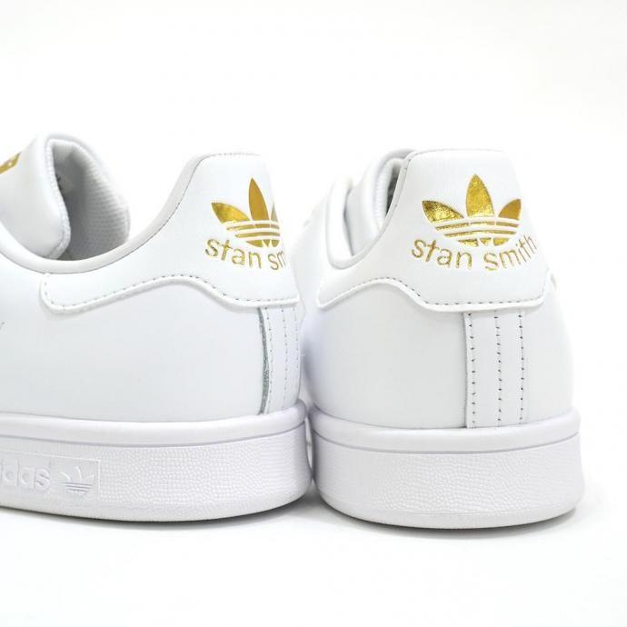 adidas / STAN SMITH アディダス スタンスミス クラウドホワイト/クラウドホワイト/ゴールドメタリック F36575 | adidas | 08