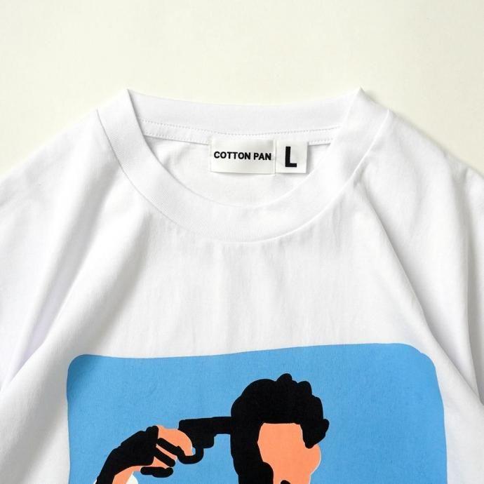 COTTON PAN / 夏休み（朝日） 半袖Tシャツ - WHITE ホワイト | COTTON PAN | 03