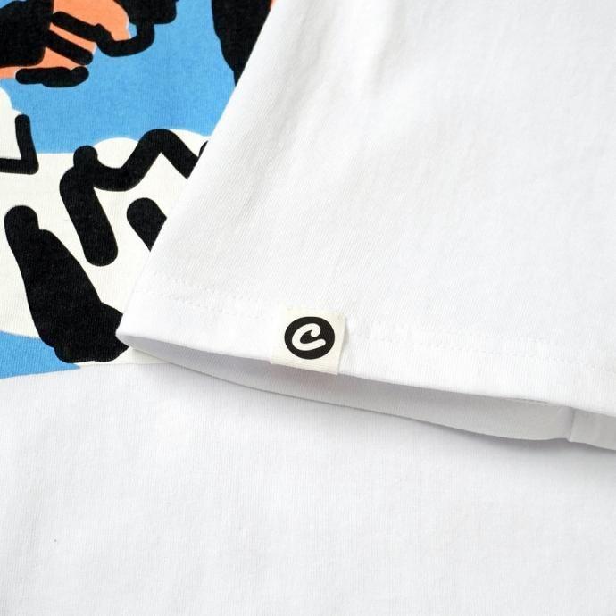 COTTON PAN / 夏休み（朝日） 半袖Tシャツ - WHITE ホワイト | COTTON PAN | 06