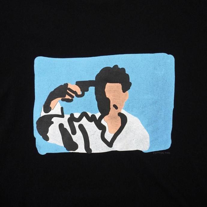 COTTON PAN / 夏休み（朝日） 半袖Tシャツ - BLACK ブラック | COTTON PAN | 02