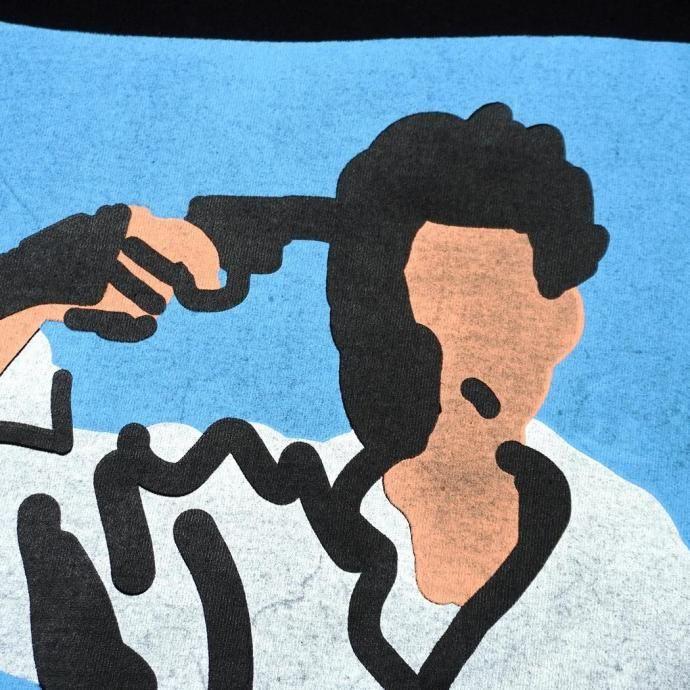 COTTON PAN / 夏休み（朝日） 半袖Tシャツ - BLACK ブラック | COTTON PAN | 05