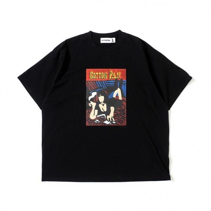 COTTON PAN / PF 半袖Tシャツ - BLACK ブラック | COTTON PAN