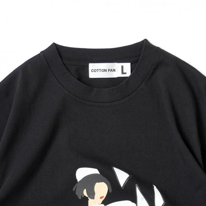 COTTON PAN / 本能 半袖Tシャツ - BLACK ブラック | COTTON PAN | 03
