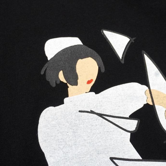 COTTON PAN / 本能 半袖Tシャツ - BLACK ブラック | COTTON PAN | 04