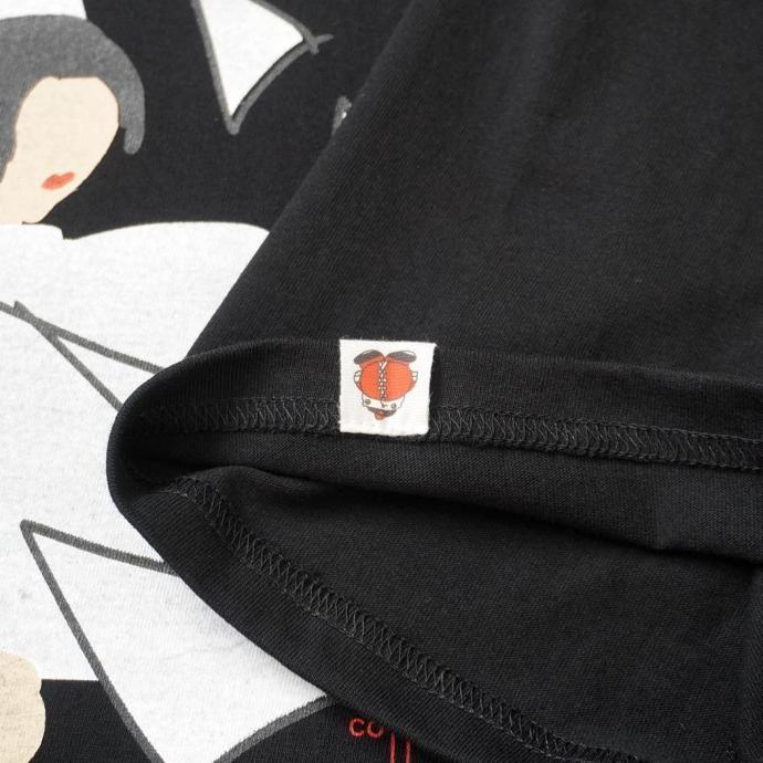 COTTON PAN / 本能 半袖Tシャツ - BLACK ブラック | COTTON PAN | 07