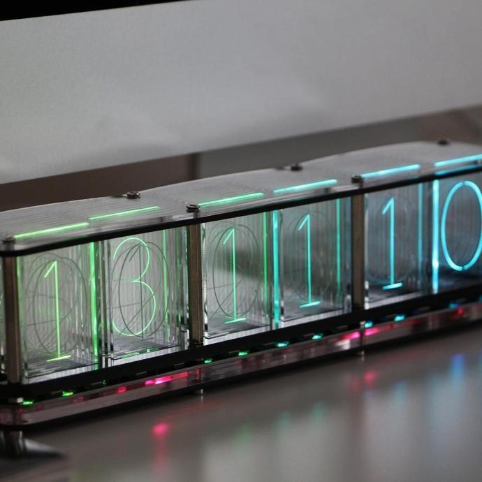 RGB Tube Clock ニキシー管風置時計 UNCOMMON CARRY / RGB チューブ クロック |  | 08