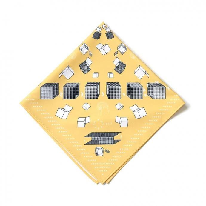 O- オー / BANDANA O-S-27 バンダナ - Yellow イエロー レイチョウルイラボ | 