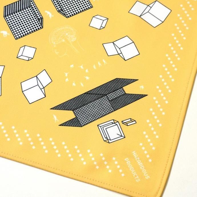 O- オー / BANDANA O-S-27 バンダナ - Yellow イエロー レイチョウルイラボ |  | 02