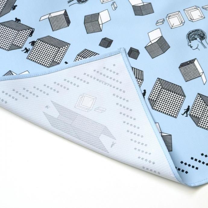 O- オー / BANDANA O-S-27 バンダナ - Saxe Blue サックスブルー レイチョウルイラボ |  | 04