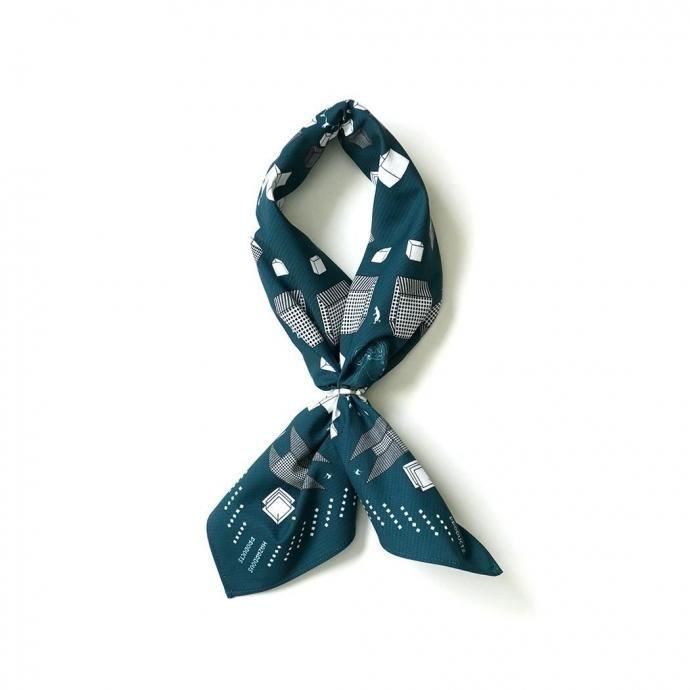 O- オー / BANDANA O-S-27 バンダナ - Saxe Blue サックスブルー レイチョウルイラボ |  | 05