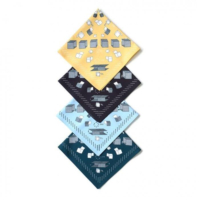 O- オー / BANDANA O-S-27 バンダナ - Saxe Blue サックスブルー レイチョウルイラボ |  | 06