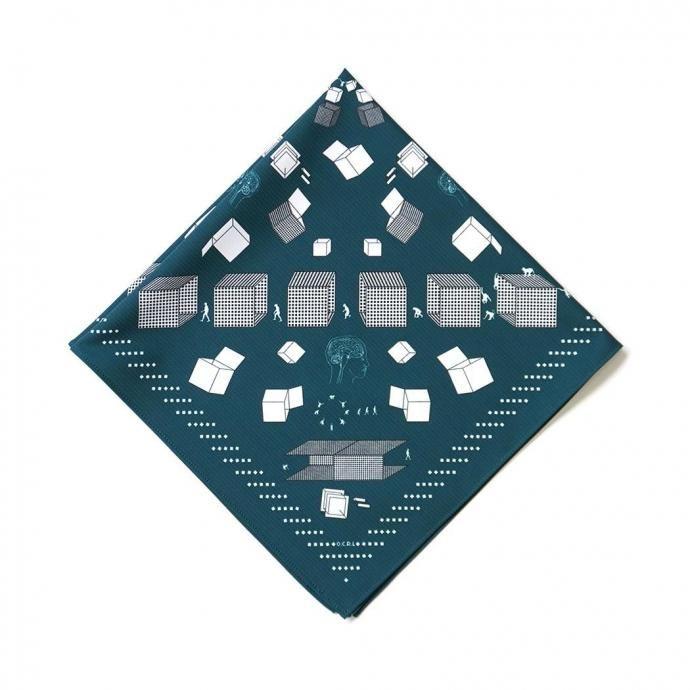 O- オー / BANDANA O-S-27 バンダナ - Green グリーン レイチョウルイラボ | 