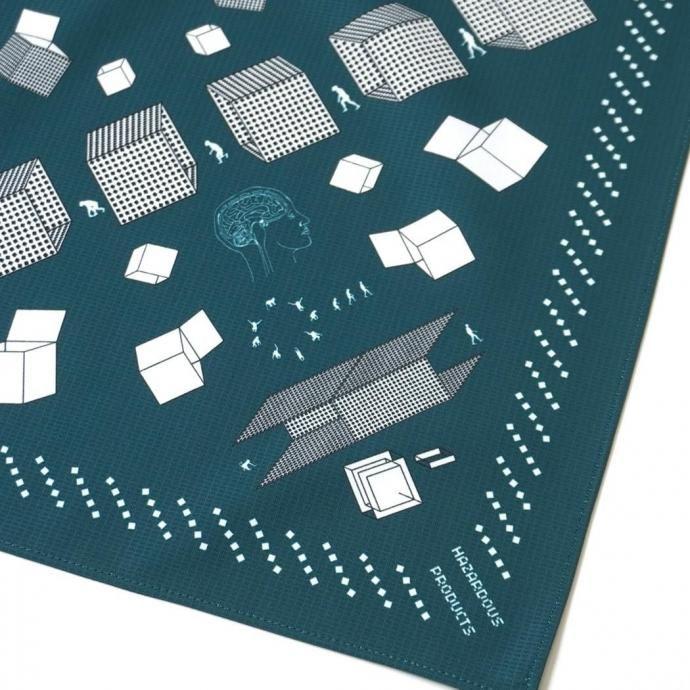 O- オー / BANDANA O-S-27 バンダナ - Green グリーン レイチョウルイラボ |  | 02