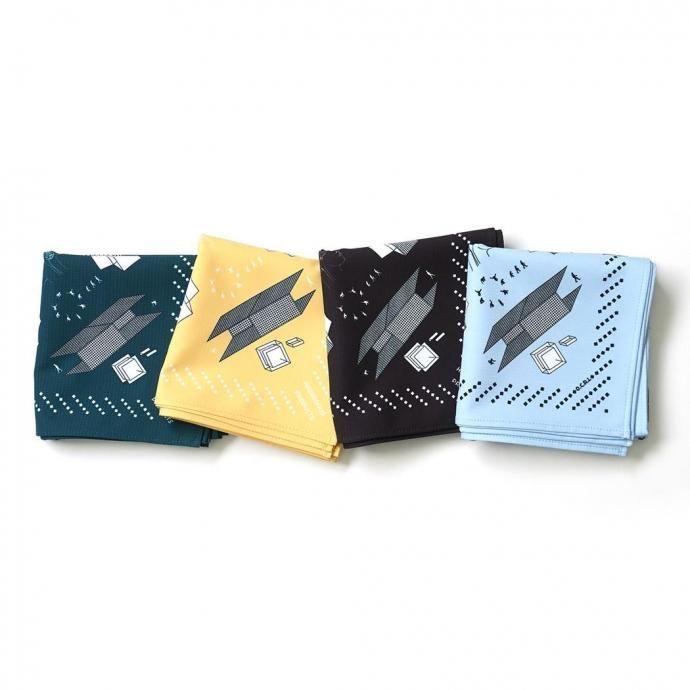 O- オー / BANDANA O-S-27 バンダナ - Green グリーン レイチョウルイラボ |  | 07