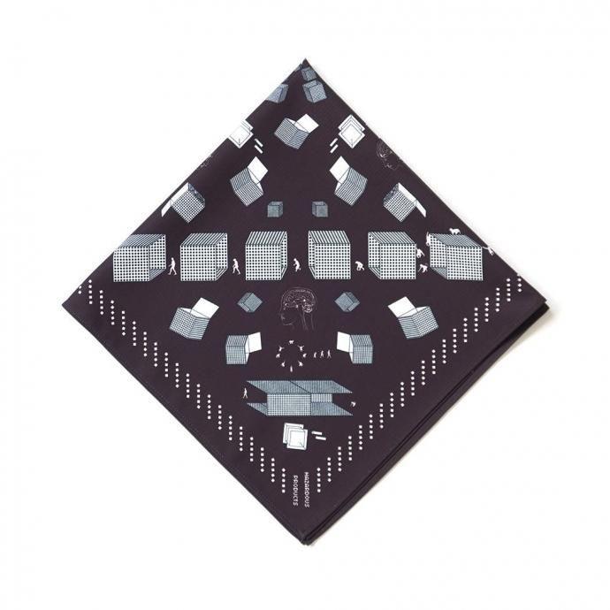 O- オー / BANDANA O-S-27 バンダナ - D.Brown ダークブラウン レイチョウルイラボ | 