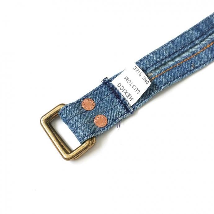 Hexico / CUSTOM W RING BELT - USED 501 MADE IN U.S.A. リメイクデニムベルト 02 | Hexico | 06