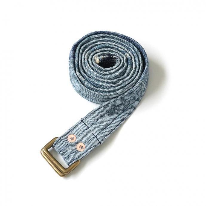 Hexico / CUSTOM W RING BELT - USED 501 MADE IN U.S.A. リメイクデニムベルト 03 | Hexico
