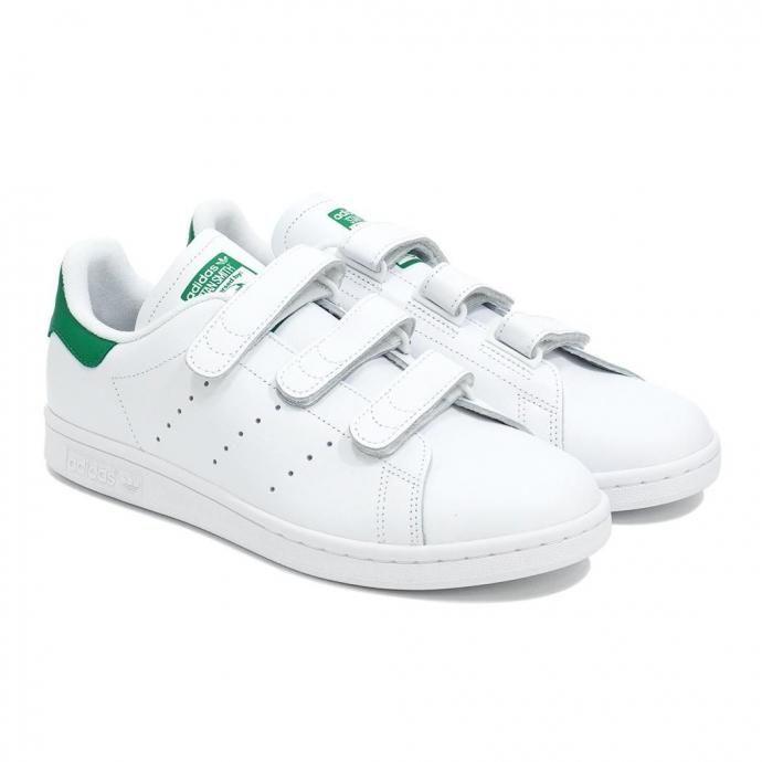 adidas / STAN SMITH CF アディダス スタンスミス コンフォート ホワイト／ホワイト／グリーン S75187 ストラップ | adidas | 03