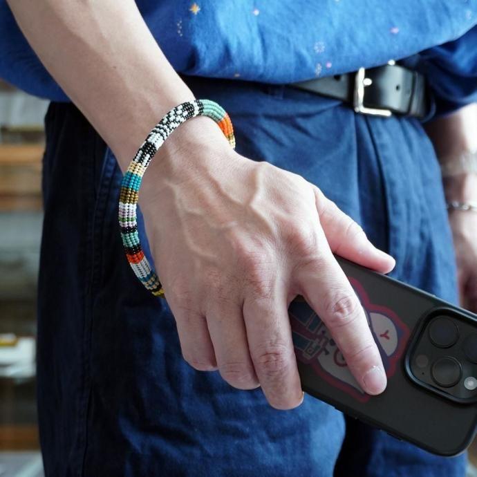 this and that / SHORT STRAP ショートストラップ SS-01 スマホ ハンドストラップ ビーズ |  | 04