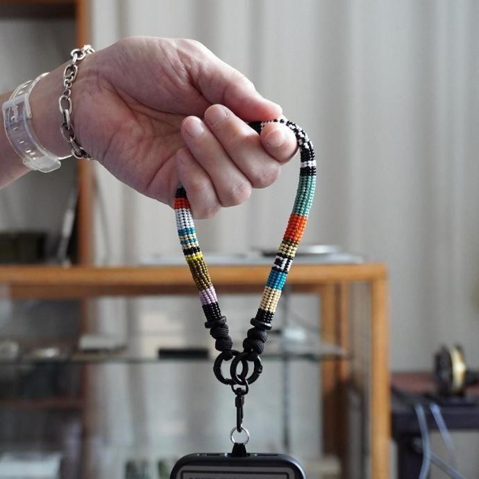 this and that / SHORT STRAP ショートストラップ SS-02 スマホ ハンドストラップ ビーズ |  | 14