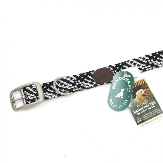 MENDOTA PET / DOUBLE BRAID BELT - Salt & Pepper メッシュベルト ソルト＆ペッパー アメリカ製 Made in USA |  | 01
