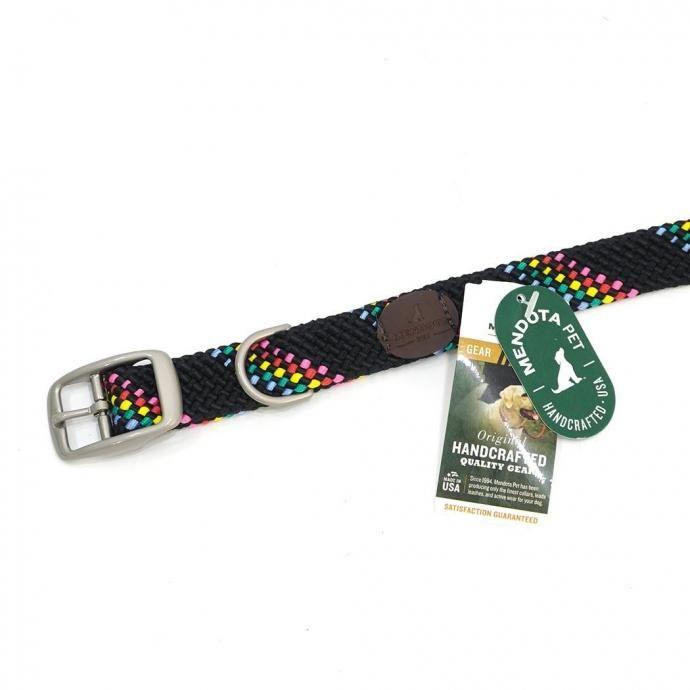 MENDOTA PET / DOUBLE BRAID BELT - Black Confetti メッシュベルト ブラックコンフェッティ アメリカ製 Made in USA |  | 01