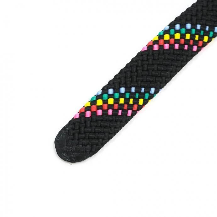 MENDOTA PET / DOUBLE BRAID BELT - Black Confetti メッシュベルト ブラックコンフェッティ アメリカ製 Made in USA |  | 02