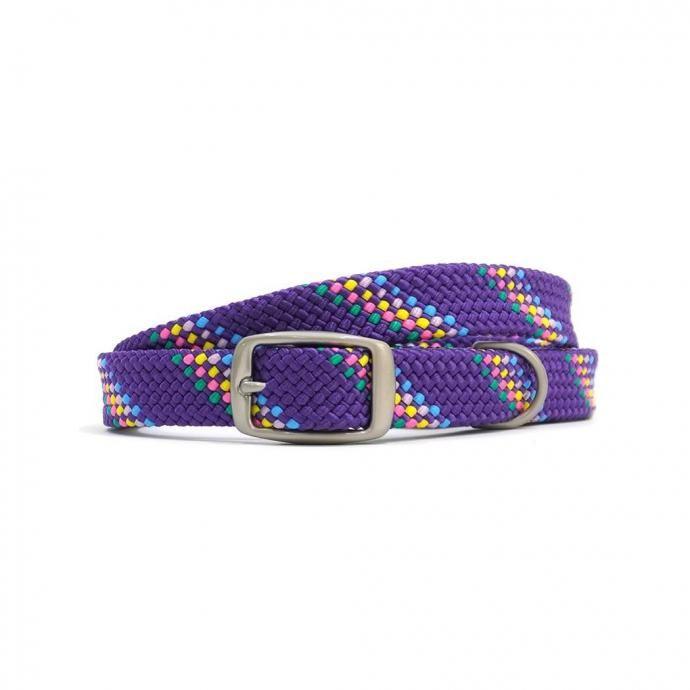 MENDOTA PET / DOUBLE BRAID BELT - Purple Confetti メッシュベルト パープルコンフェッティ アメリカ製 Made in USA | 