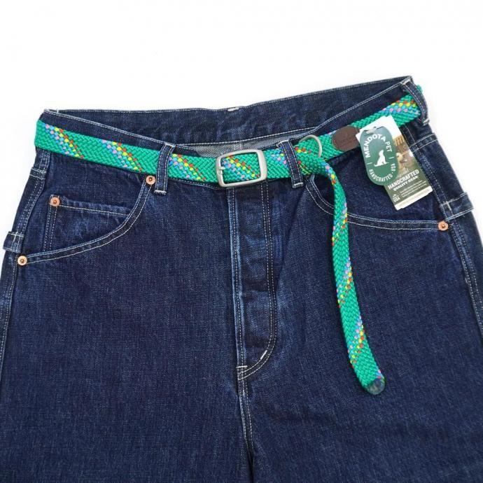 MENDOTA PET / DOUBLE BRAID BELT - Kelly Confetti メッシュベルト ケリーコンフェッティ アメリカ製 Made in USA |  | 03