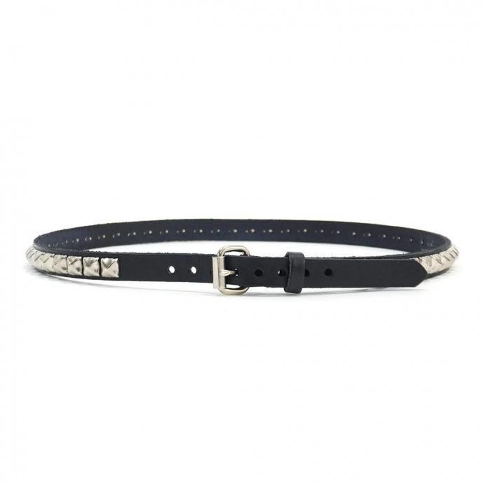 BRACKNEY LEATHER / ピラミッドスタッズベルト 1列 3/4” PYRAMID 1ROW BELT - BLACK 34-204 ブラック アメリカ製 Made in USA |  | 01