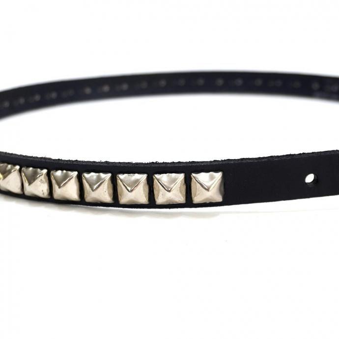 BRACKNEY LEATHER / ピラミッドスタッズベルト 1列 3/4” PYRAMID 1ROW BELT - BLACK 34-204 ブラック アメリカ製 Made in USA |  | 05
