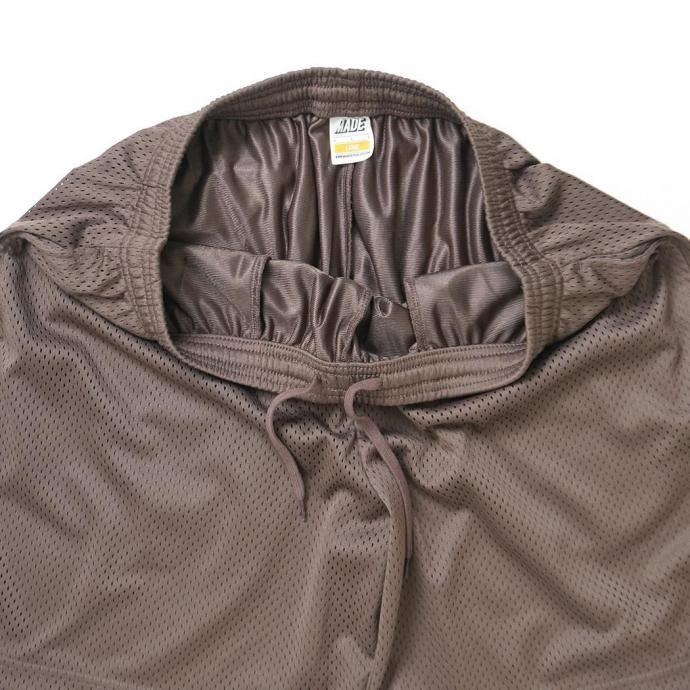 MADE Blanks / Practice Mesh Shorts - Deep Taupe Brown メイドブランクス プラクティス メッシュショーツ ブラウン | MADE BLANKS | 05