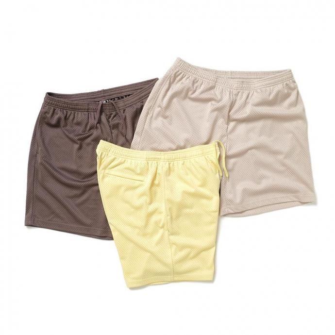 MADE Blanks / Practice Mesh Shorts - Deep Taupe Brown メイドブランクス プラクティス メッシュショーツ ブラウン | MADE BLANKS | 07