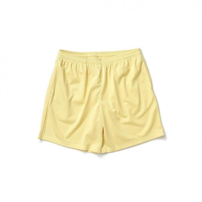 MADE Blanks / Practice Mesh Shorts - Lemonade Light Yellow メイドブランクス プラクティス メッシュショーツ ライトイエロー | MADE BLANKS
