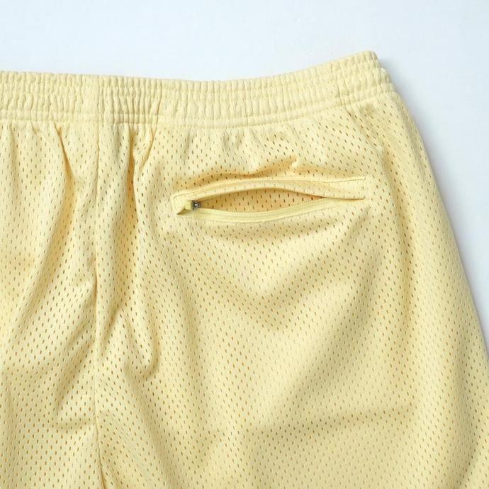 MADE Blanks / Practice Mesh Shorts - Lemonade Light Yellow メイドブランクス プラクティス メッシュショーツ ライトイエロー | MADE BLANKS | 04