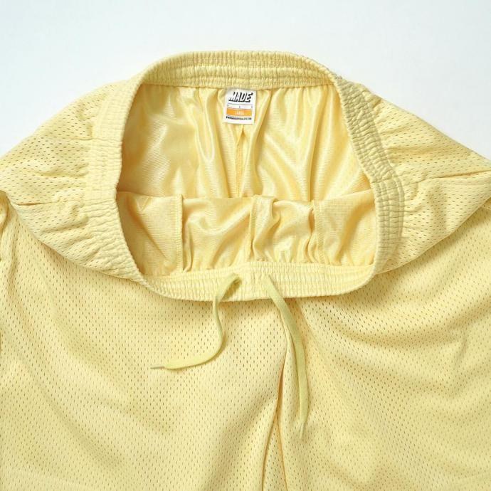 MADE Blanks / Practice Mesh Shorts - Lemonade Light Yellow メイドブランクス プラクティス メッシュショーツ ライトイエロー | MADE BLANKS | 05