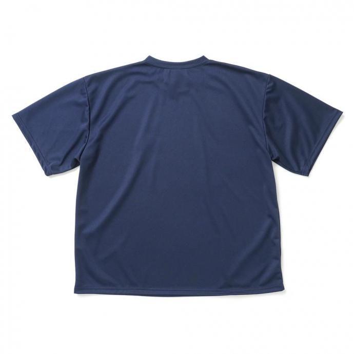 SMOKE T ONE / D-SPORT WEAR / HIGH MOCK DRY TEE - Navy ドライメッシュ 半袖Tシャツ ネイビー |  | 01